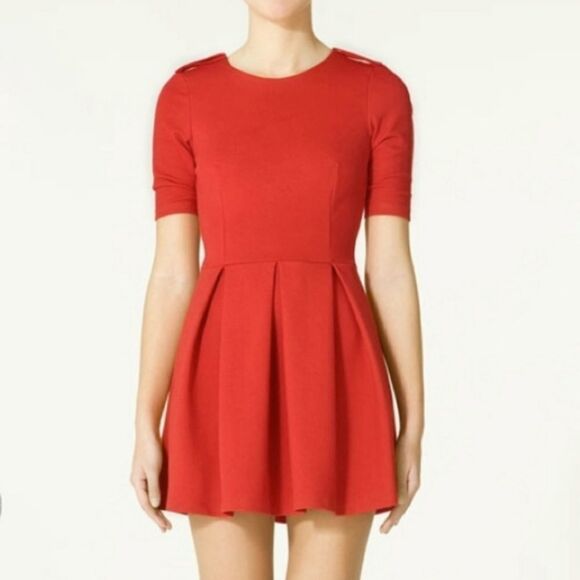 Zara Woman Red Dress (XS) - Picture 1 of 6
